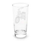 mayon's animal shopのバイクTシャツ　レトロなダックス Long Sized Water Glass :back