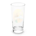 雑貨屋きゅう＠suzuri支店のねこオーナーのコーヒー Long Sized Water Glass :back