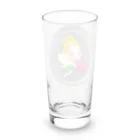 鳥取チアリーディングチーム　フェアリーズのフェアリーズ　ロゴ丸 Long Sized Water Glass :back