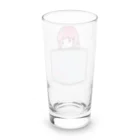 うっかおりんのすん顔女子(おかっぱ) Long Sized Water Glass :back