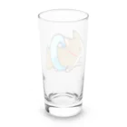 かわいいコーギーのswim Long Sized Water Glass :back