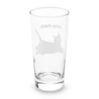 かわいいコーギーのドヤ顔CAT Long Sized Water Glass :back