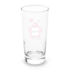 イラスト MONYAAT の幼稚園バッチ・サクラ Long Sized Water Glass :back