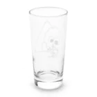 もふもふもんすたぁのもふもふもんすたぁ キャンプ Long Sized Water Glass :back