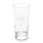 ビールとアート TM-3 Designの偉人 × BEER（三人の音楽家）黒線画 Long Sized Water Glass :back