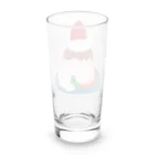 イラスト MONYAAT の毎月25日はプリンの日のプリン　イチゴプリン Long Sized Water Glass :back