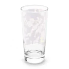 Mix pallet りょうのタイダイ染めプリント　紫 Long Sized Water Glass :back