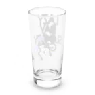 loveclonesのLAZY DAY SLOOPY GIRL 0574 ブラックフーディー女子 エロポップ ロゴ Long Sized Water Glass :back