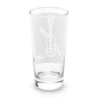 音楽とゆるキャラのバイオリン Long Sized Water Glass :back