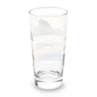寿めでたや(ukiyoe)の広重_東海道五拾三次・金谷 大井川遠岸 Long Sized Water Glass :back