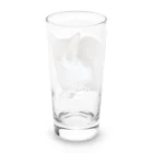 nekousagi*∩..∩のこころちゃんの自画像？【nekousagi*∩..∩ロゴ入り】 Long Sized Water Glass :back