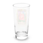 すてきな山のローズ・ダムール（背景色なし） Long Sized Water Glass :back