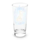 犬グッズの店しえるぶるーの冬のリース　雪の結晶　柴犬 Long Sized Water Glass :back