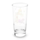 羽胡（wako）のくまさんと読書の時間 Long Sized Water Glass :back