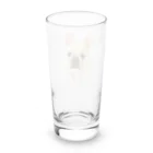 フレンチブルドッグのひまわりのフレンチブルドッグと乾杯 Long Sized Water Glass :back