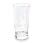 羊毛けだまkanaのユキヒョウもっふもふ02 Long Sized Water Glass :back