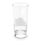 マイクロブタのフィグの横顔と夕陽 Long Sized Water Glass :back