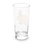 ふがし@カピバラグッツ販売中！のカピバラ、うさぎになる。 Long Sized Water Glass :back