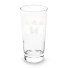 お髭ちゃんのおみせ。のふわふわ３にゃんず Long Sized Water Glass :back