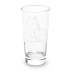 ふわきゅっとのふわふわシロクマ親子 Long Sized Water Glass :back