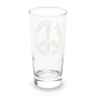 ミケタマのピースマーク Long Sized Water Glass :back