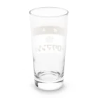 サトウノリコ*の【ペンギン】喫茶トロワマンショ_ロゴ Long Sized Water Glass :back