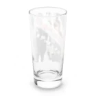 ミラくまのエスカレーターは、立ち止まって乗ろう Long Sized Water Glass :back