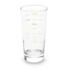 さちこの生物雑貨のイモムシ・けむし図鑑(文字緑) Long Sized Water Glass :back