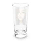 リナックス研究会の眼鏡の女 Long Sized Water Glass :back