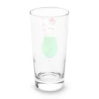 Lovecatfashionのモチ猫ちゃんクリームソーダ Long Sized Water Glass :back