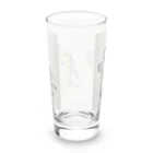 えんどうの25年前に描いたぱぱとまま Long Sized Water Glass :back