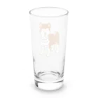 日々好日屋2号店の秋田犬 Long Sized Water Glass :back