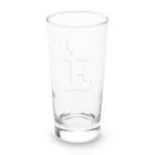 Secret CharityのCocoCannon立体風ロゴ（表） Long Sized Water Glass :back