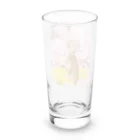 うさぎのうみちゃんねるショップのお花見うさぎ-うさぎのうみ Long Sized Water Glass :back