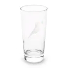 manmi_hoshinoのキンカチョウとクローバー Long Sized Water Glass :back