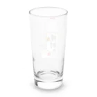 紅い羽の子 -ひよことぴよめろ-の4リッター焼酎を飲みたい人とたたかうひよこ Long Sized Water Glass :back