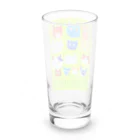 MIROKUちゃんのゆるかわゆるかわご近所ねこ集合 Long Sized Water Glass :back