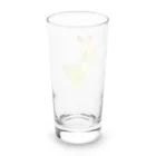 satoayaのアニマルカフェのフルーツアニマル　ラフランスキリン Long Sized Water Glass :back