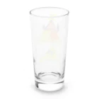 KidsArtの【子どもの絵】クリスマスツリー Long Sized Water Glass :back