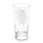 さおりんとチンチラのお家のチンチラブラックパール Long Sized Water Glass :back