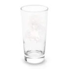 臼野太郎のわくわくショップのピンク髪の血管見え子ちゃん Long Sized Water Glass :back