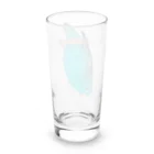 森図鑑の[森図鑑] サザナミインコ水色 Long Sized Water Glass :back