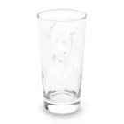 blossomの淡色青紫系女の子 Long Sized Water Glass :back