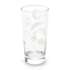 猫ねむりzzz..の茶白猫ちゃんのドアップ  Long Sized Water Glass :back