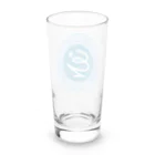 miyakojima_baseのグローバルドローンフライト協会ロゴ Long Sized Water Glass :back