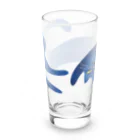 B-catの青い猫シリーズ_のびのび_マグ・グラス Long Sized Water Glass :back