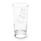 ダンディーおじさんのお店のダンディー犬さん Long Sized Water Glass :back