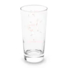 NIKORASU GOの野球デザイン「投げて投げて投げまくる」（Tシャツ・パーカー・ETC）） Long Sized Water Glass :back