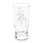 えるくし商店suzuri店の【2周年&新モデル記念】欲秤えるくしグッズ(ロゴ入り) Long Sized Water Glass :back