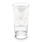 チョークアートグッズ😊のチョークアートの子猫ちゃん😊 Long Sized Water Glass :back